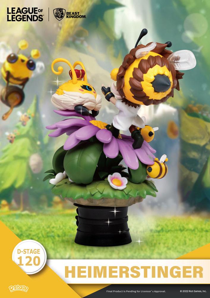 League of Legends D-Stage PVC Dioramen Set Nunu & Beelump & Heimerstinger 16 cm Prizefiguren Yokina