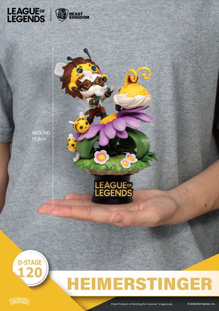 League of Legends D-Stage PVC Dioramen Set Nunu & Beelump & Heimerstinger 16 cm Prizefiguren Yokina