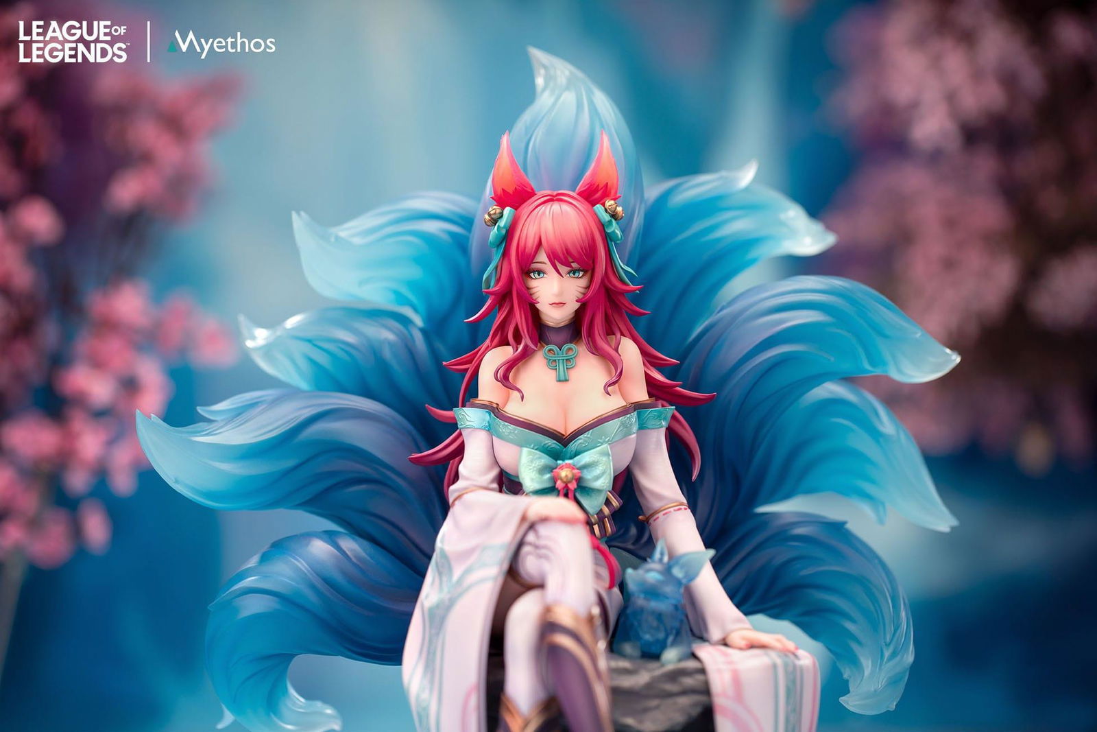 League of Legends PVC Statue 1/7 Spirit Blossom Ahri 27 cm Scalefiguren Yokina