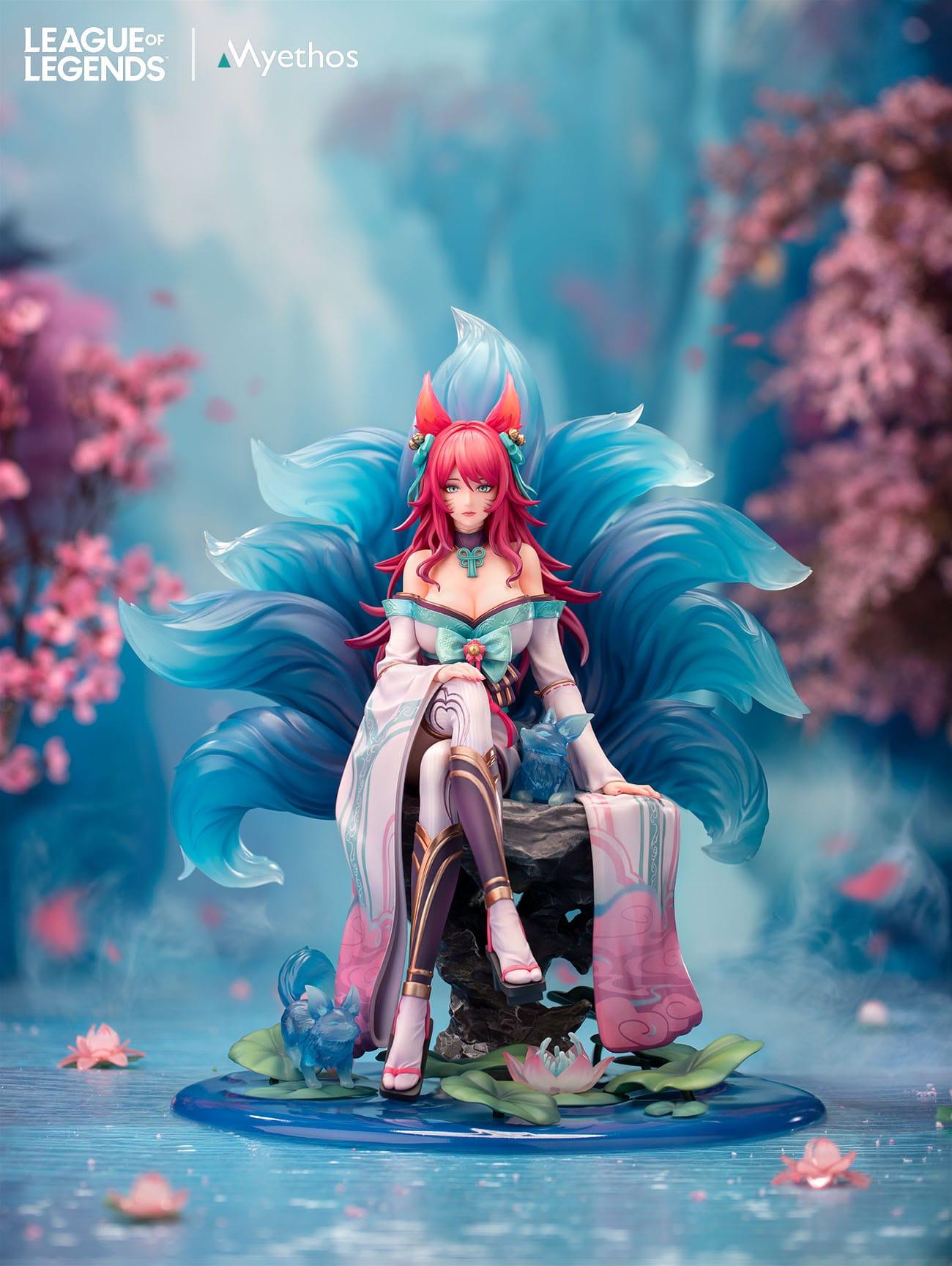 League of Legends PVC Statue 1/7 Spirit Blossom Ahri 27 cm Scalefiguren Yokina