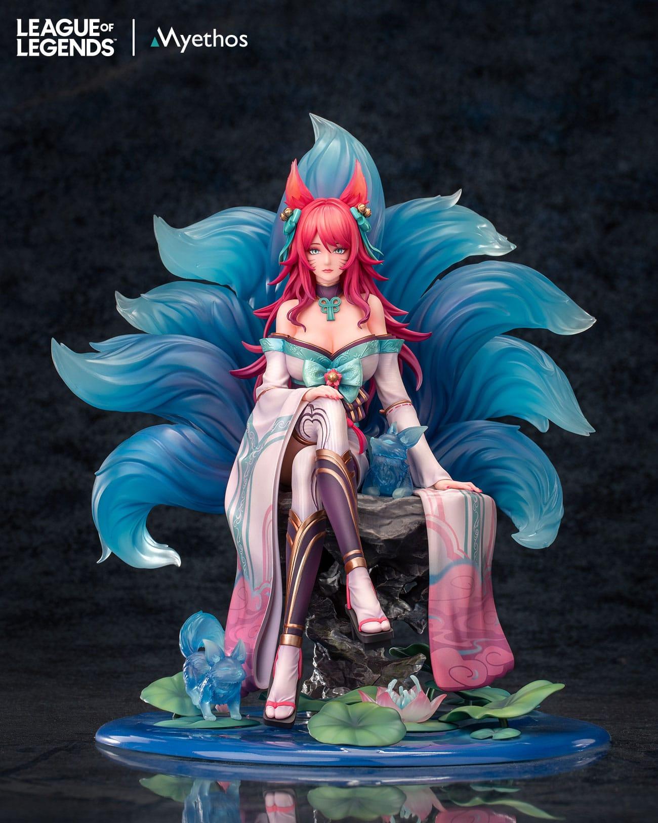 League of Legends PVC Statue 1/7 Spirit Blossom Ahri 27 cm Scalefiguren Yokina
