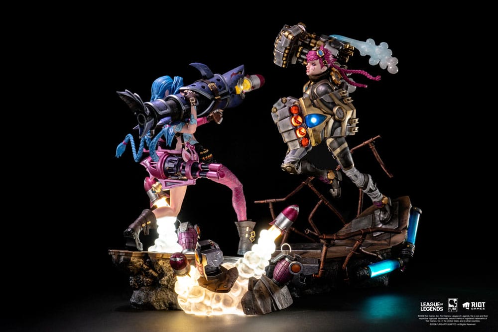 League of Legends Statuen 1/6 2er-Pack Vi & Jinx Scalefiguren Yokina