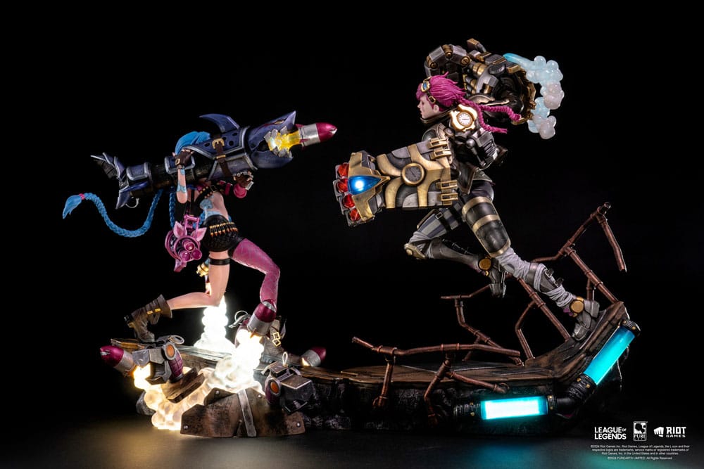 League of Legends Statuen 1/6 2er-Pack Vi & Jinx Scalefiguren Yokina