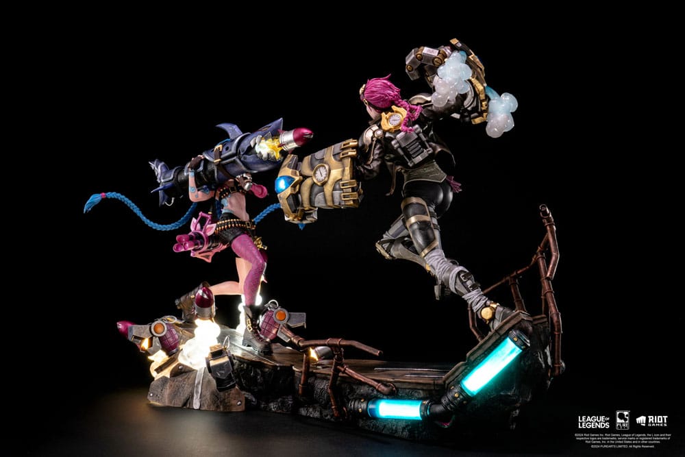 League of Legends Statuen 1/6 2er-Pack Vi & Jinx Scalefiguren Yokina