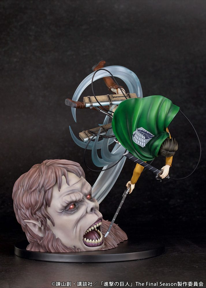 Levi vs Beast Titan Ver. PVC Statue 1/7 28 cm Attack on Titan Scalefiguren Yokina