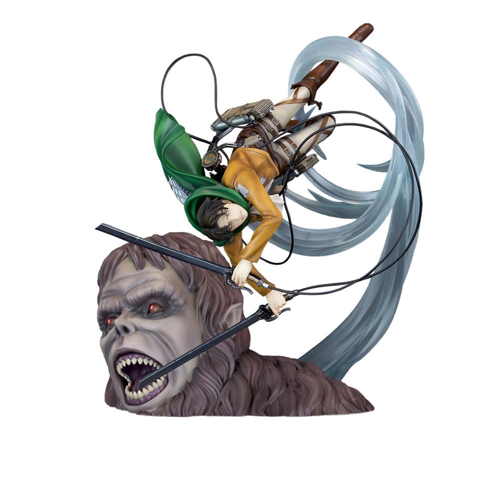 Levi vs Beast Titan Ver. PVC Statue 1/7 28 cm Attack on Titan Scalefiguren Yokina