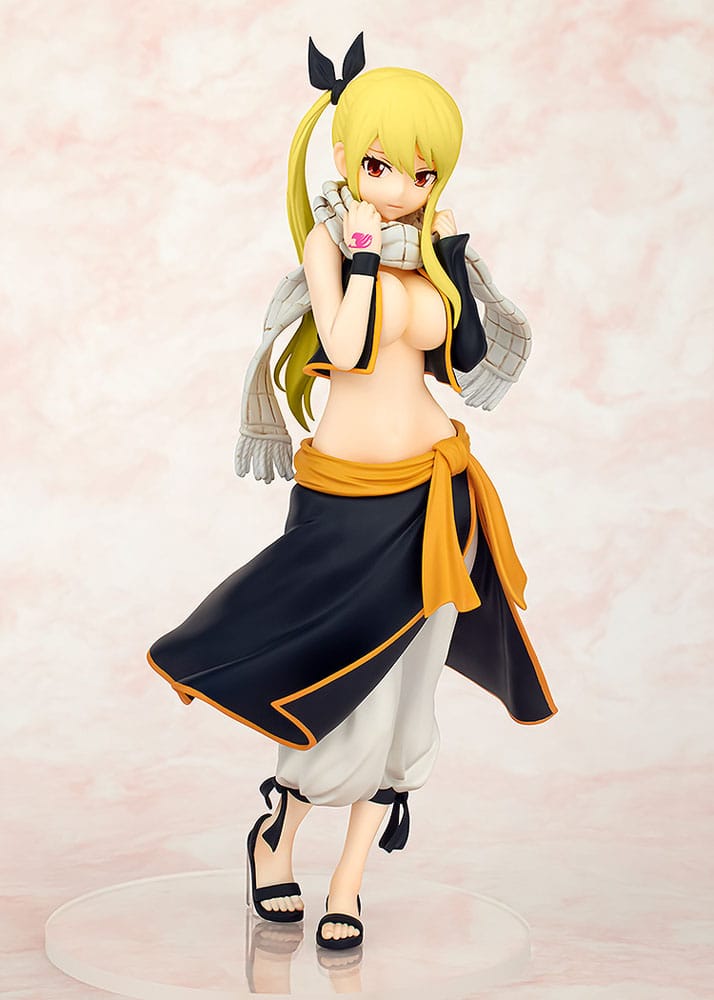 Lucy Heartfilia Natsu Costume Ver. L Size Pop Up Parade PVC Statue 22 cm Fairy Tail Prizefiguren Yokina