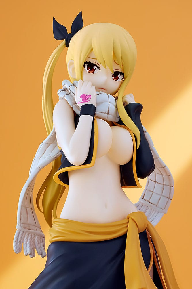 Lucy Heartfilia Natsu Costume Ver. L Size Pop Up Parade PVC Statue 22 cm Fairy Tail Prizefiguren Yokina