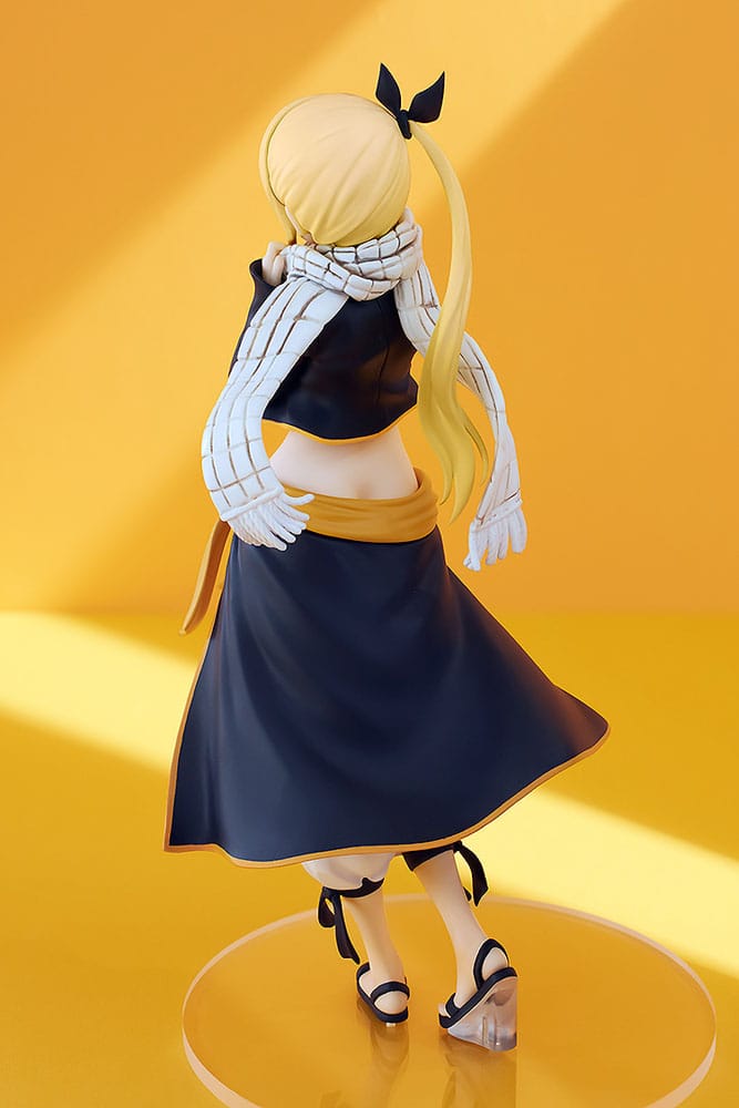Lucy Heartfilia Natsu Costume Ver. L Size Pop Up Parade PVC Statue 22 cm Fairy Tail Prizefiguren Yokina