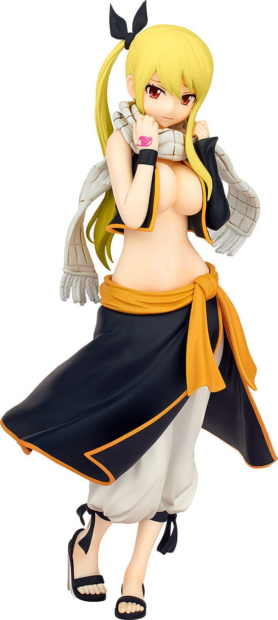 Lucy Heartfilia Natsu Costume Ver. L Size Pop Up Parade PVC Statue 22 cm Fairy Tail Prizefiguren Yokina