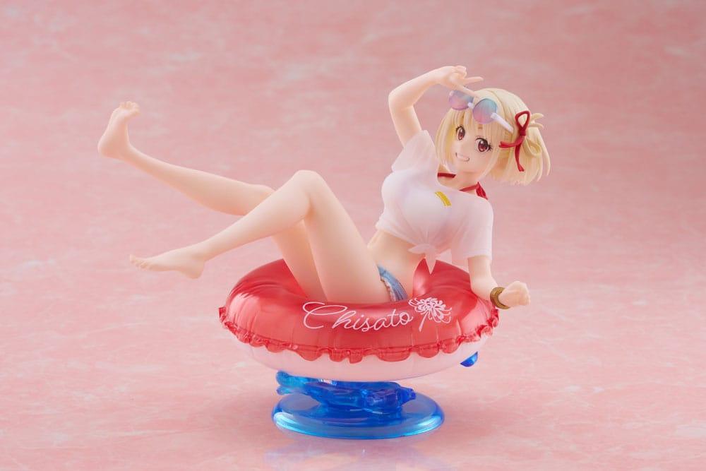 Lycoris Recoil Aqua Float Girls PVC Statue Figure Chisato Nishikigi 10 cm Prizefiguren Yokina
