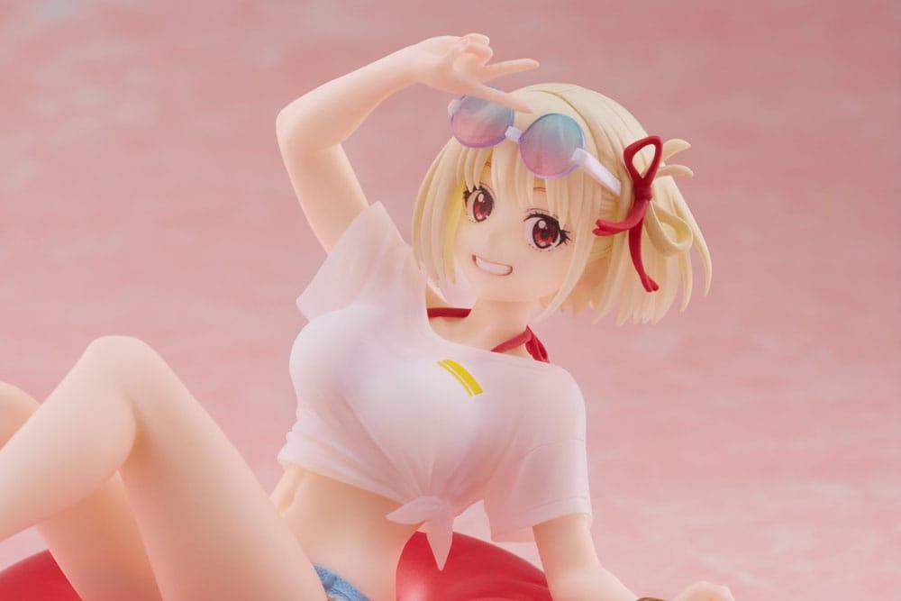 Lycoris Recoil Aqua Float Girls PVC Statue Figure Chisato Nishikigi 10 cm Prizefiguren Yokina