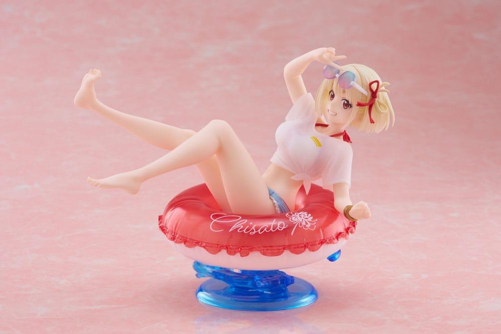 Lycoris Recoil Aqua Float Girls PVC Statue Figure Chisato Nishikigi 10 cm Prizefiguren Yokina