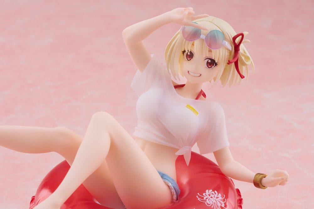 Lycoris Recoil Aqua Float Girls PVC Statue Figure Chisato Nishikigi 10 cm Prizefiguren Yokina