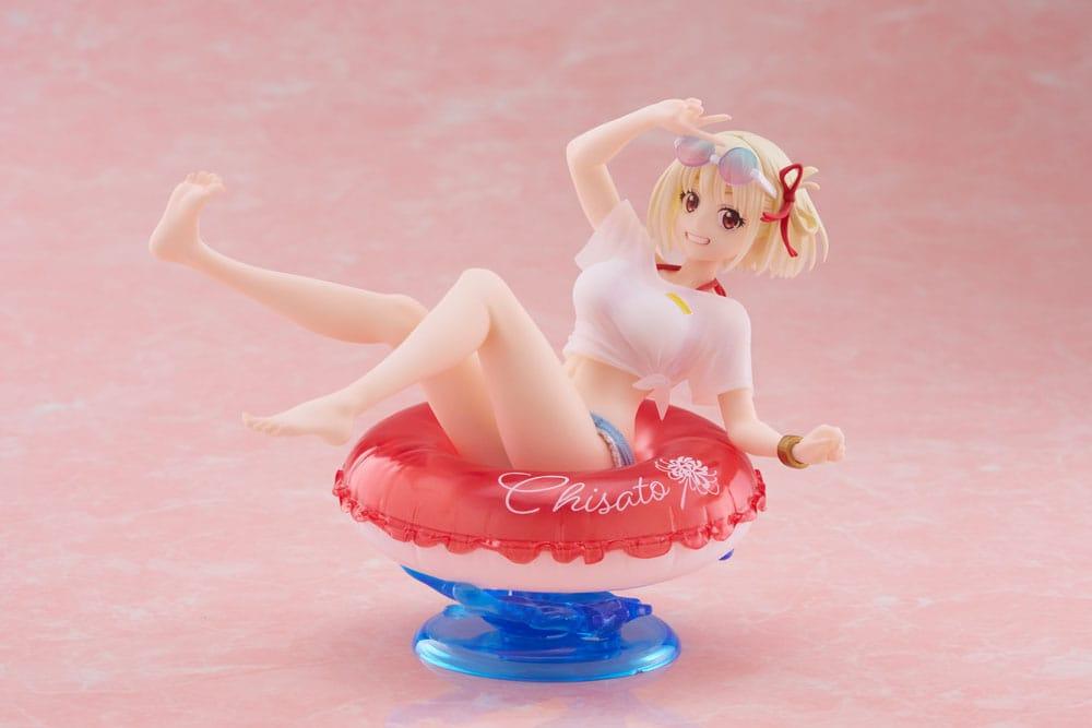 Lycoris Recoil Aqua Float Girls PVC Statue Figure Chisato Nishikigi 10 cm Prizefiguren Yokina