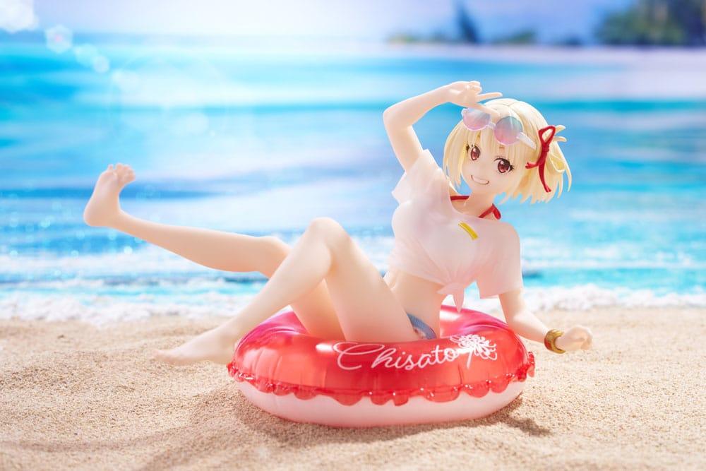 Lycoris Recoil Aqua Float Girls PVC Statue Figure Chisato Nishikigi 10 cm Prizefiguren Yokina
