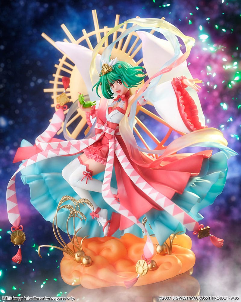 Macross Frontier SHIBUYA SCRAMBLE FIGURE PVC Statue 1/7 Ranka Lee Amaterasu Ver. 29 cm Scalefiguren Yokina