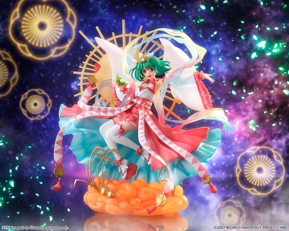 Macross Frontier SHIBUYA SCRAMBLE FIGURE PVC Statue 1/7 Ranka Lee Amaterasu Ver. 29 cm Scalefiguren Yokina