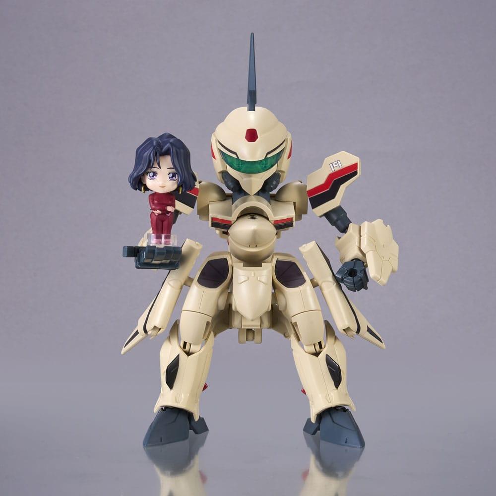 Macross Plus Tiny Session Fahrzeug mit Actionfigur YF-19 (Isamu Alva Dyson Use) with Myung Fang Love 11 cm Figmas Yokina