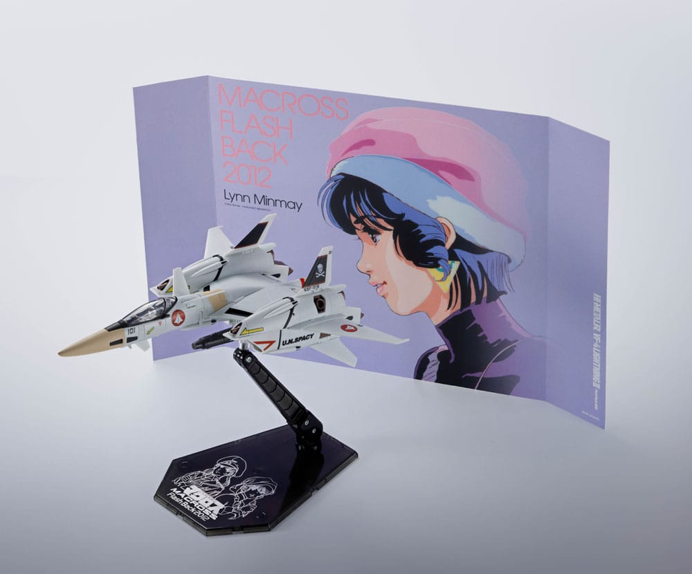 Macross The Super Dimension Fortress Hi-Metal R Actionfigur VF-4 Lightning III -Flash Back 2012- 29 cm Figmas Yokina