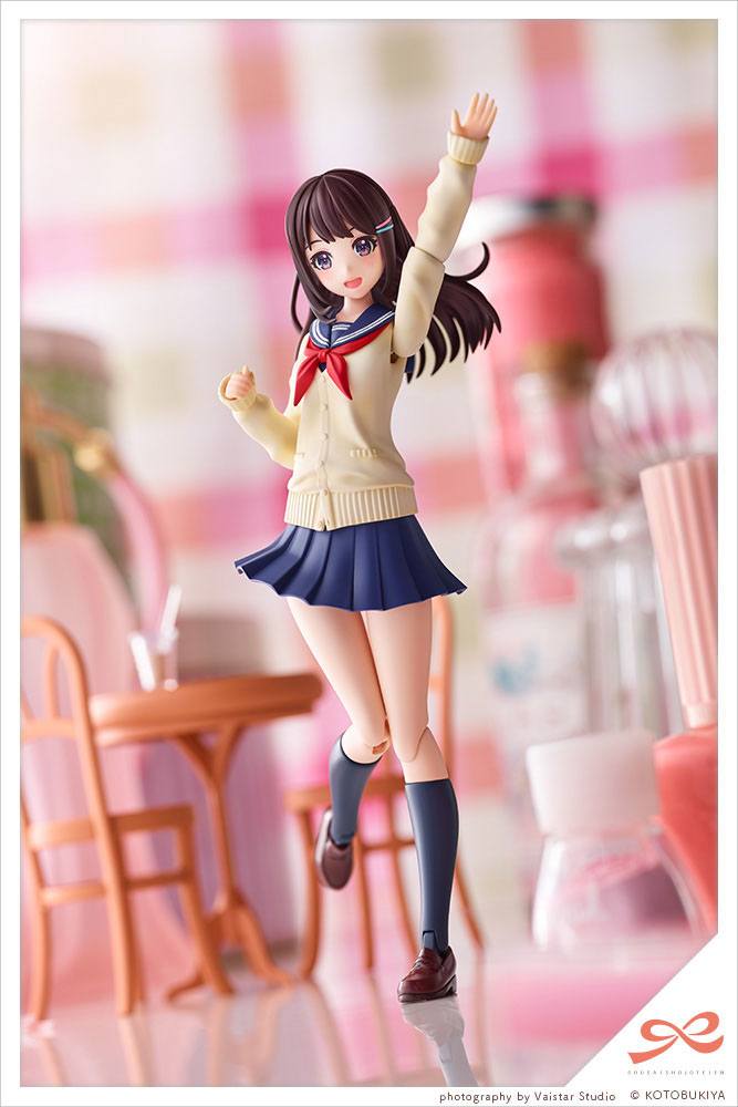 Madoka Yuki Touou High School Winter Clothes Plastic Model Kit 1/10 15 cm Sousai Shojo Teien Figmas Yokina