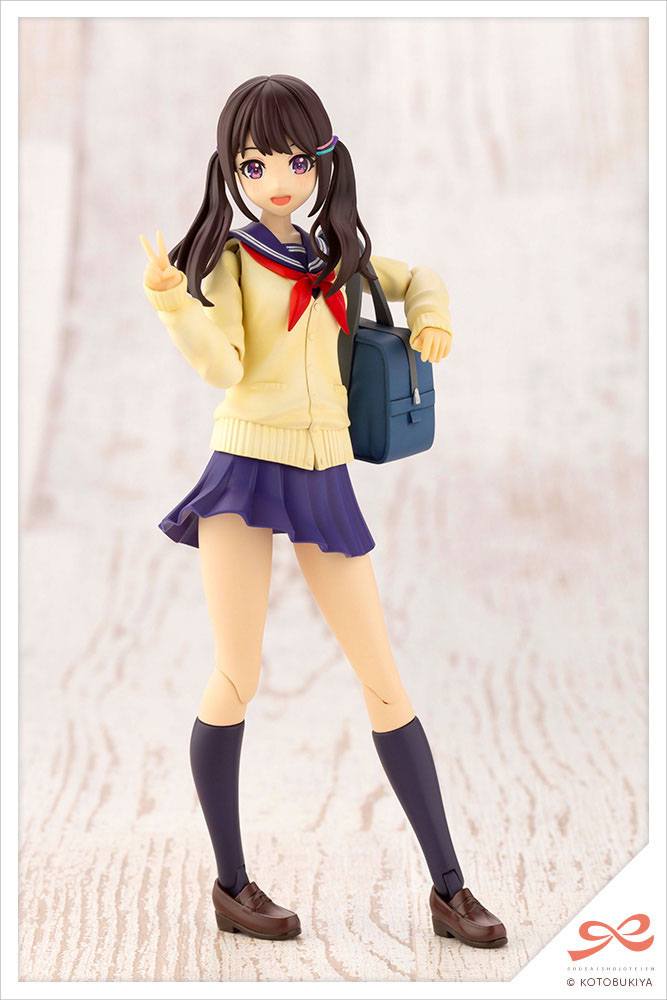 Madoka Yuki Touou High School Winter Clothes Plastic Model Kit 1/10 15 cm Sousai Shojo Teien Figmas Yokina