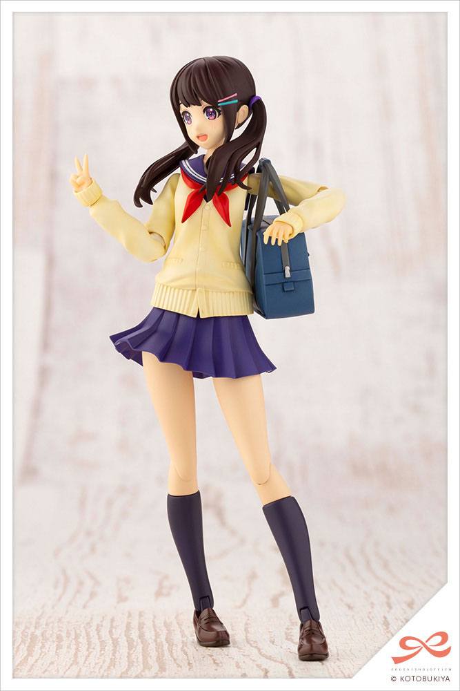 Madoka Yuki Touou High School Winter Clothes Plastic Model Kit 1/10 15 cm Sousai Shojo Teien Figmas Yokina