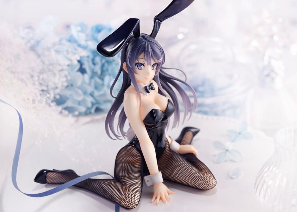 Mai Sakurajima Bunny Ver. PVC Princess AMP Statue 15 cm Rascal Does Not Dream of a Sister Prizefiguren Yokina
