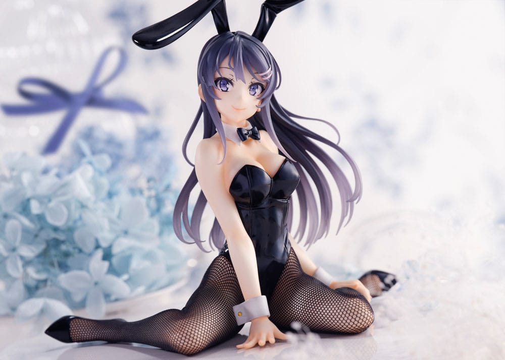 Mai Sakurajima Bunny Ver. PVC Princess AMP Statue 15 cm Rascal Does Not Dream of a Sister Prizefiguren Yokina