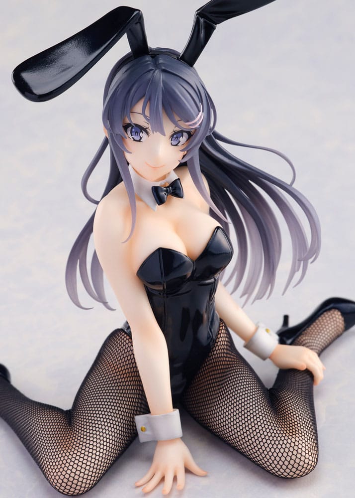 Mai Sakurajima Bunny Ver. PVC Princess AMP Statue 15 cm Rascal Does Not Dream of a Sister Prizefiguren Yokina