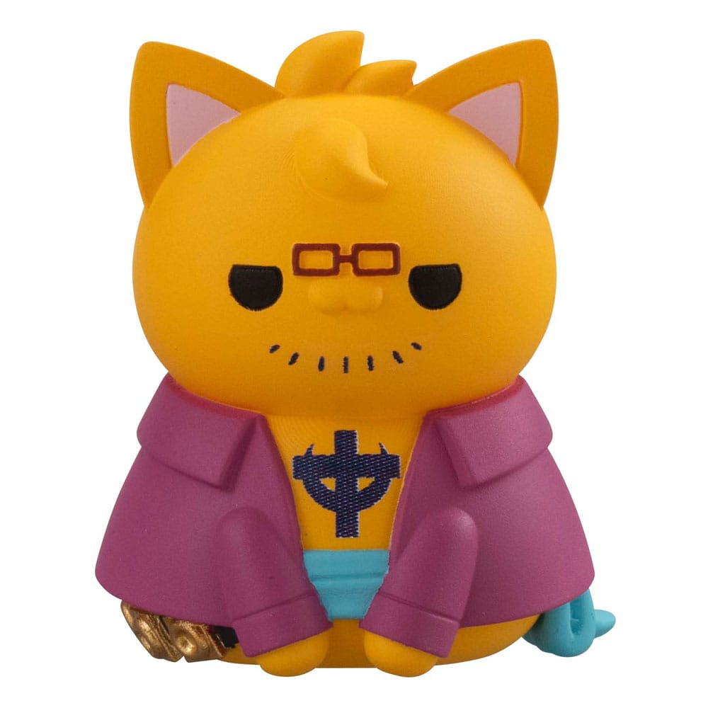 Mega Cat Project Luffy in Wano Kuni 8 Sammelfiguren NyanPieceNyan! Ver. 3 cm One Piece Minifiguren Yokina