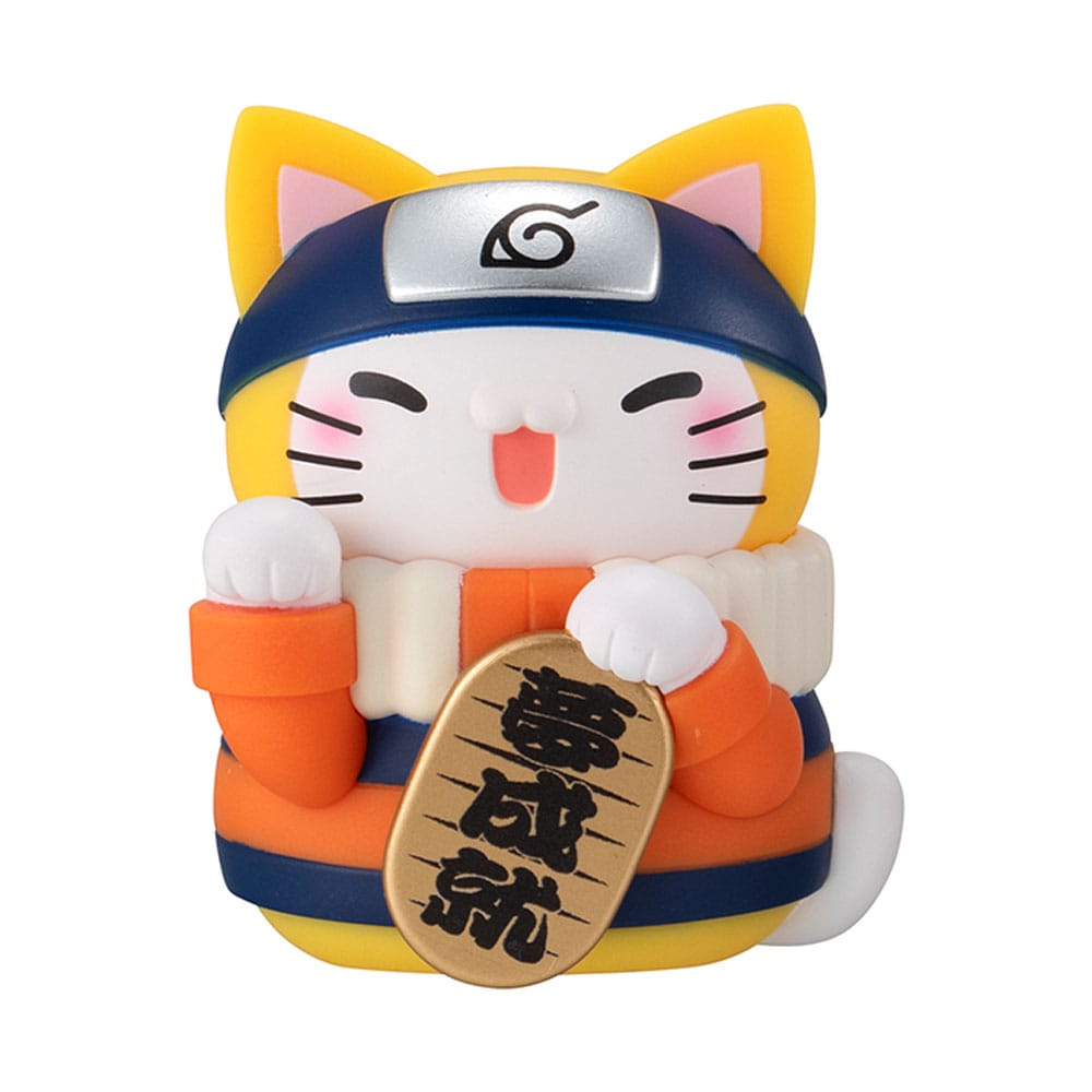 Mega Cat Project Nyaruto! 6 Sammelfiguren Beckoning cat fortune one more time 7 cm Sortiment Naruto-Nyaruto! Minifiguren Yokina