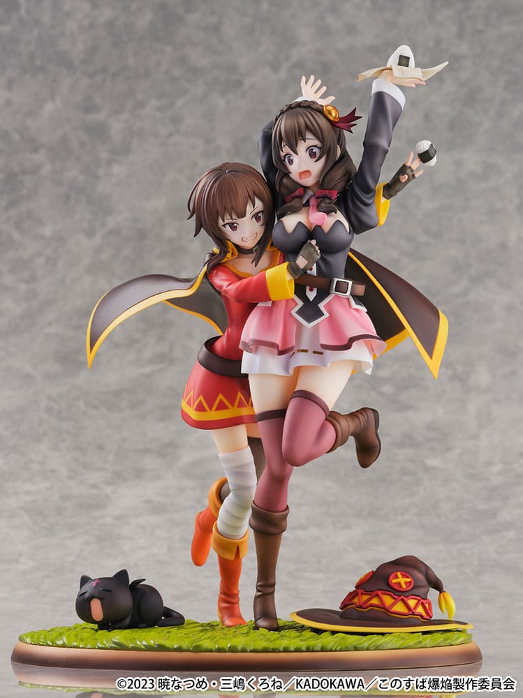 Megumin & Yunyun Futari wa Otomodachi Ver. SHIBUYA SCRAMBLE FIGURE PVC Statue 1/6 26 cm Konosuba: God's Blessing on This Wonderful World! Scalefiguren Yokina