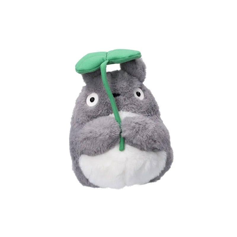 Mein Nachbar Totoro Nakayoshi Plüschfigur Big Totoro with leaf 21 cm Plüschtier Yokina