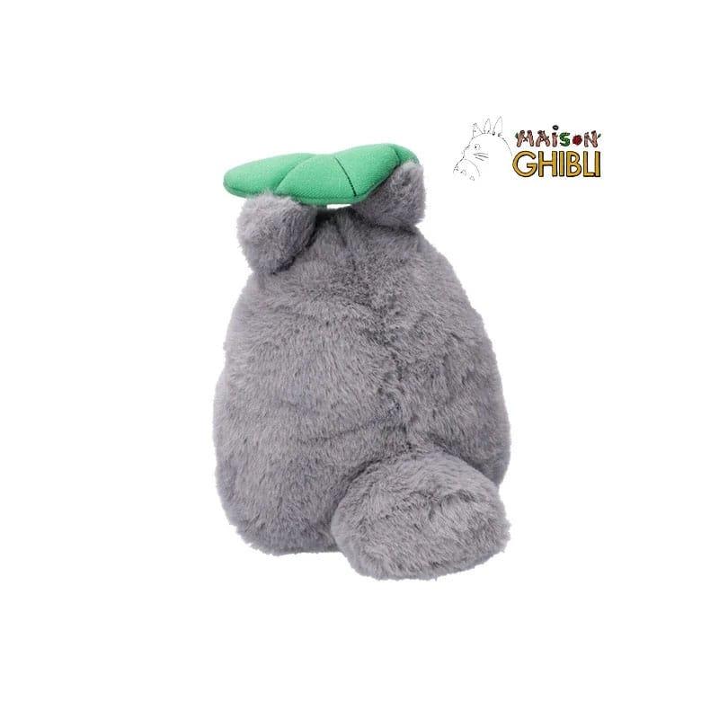 Mein Nachbar Totoro Nakayoshi Plüschfigur Big Totoro with leaf 21 cm Plüschtier Yokina