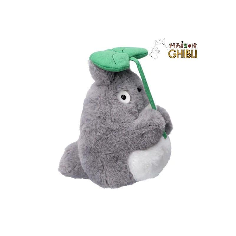 Mein Nachbar Totoro Nakayoshi Plüschfigur Big Totoro with leaf 21 cm Plüschtier Yokina