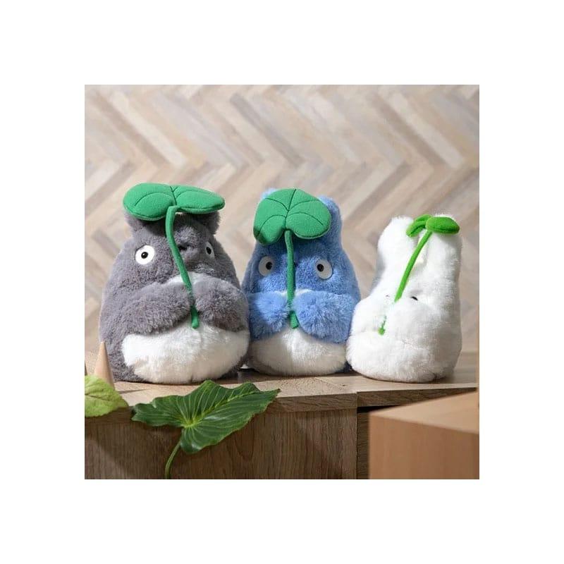 Mein Nachbar Totoro Nakayoshi Plüschfigur Big Totoro with leaf 21 cm Plüschtier Yokina