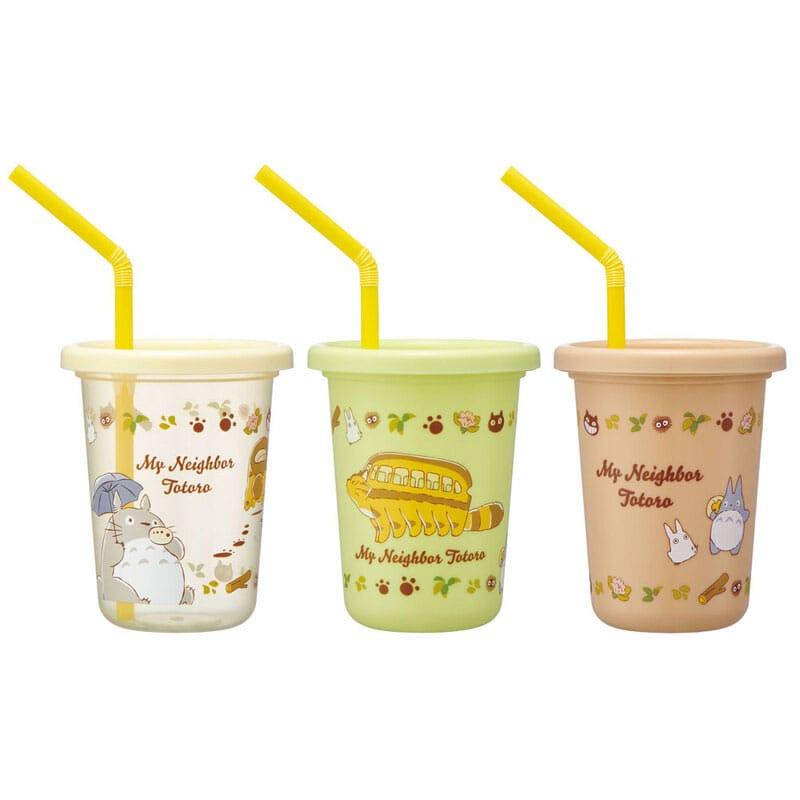 Mein Nachbar Totoro Trinkbecher 3er-Set #2 Trinkflaschen und Reisetassen Yokina
