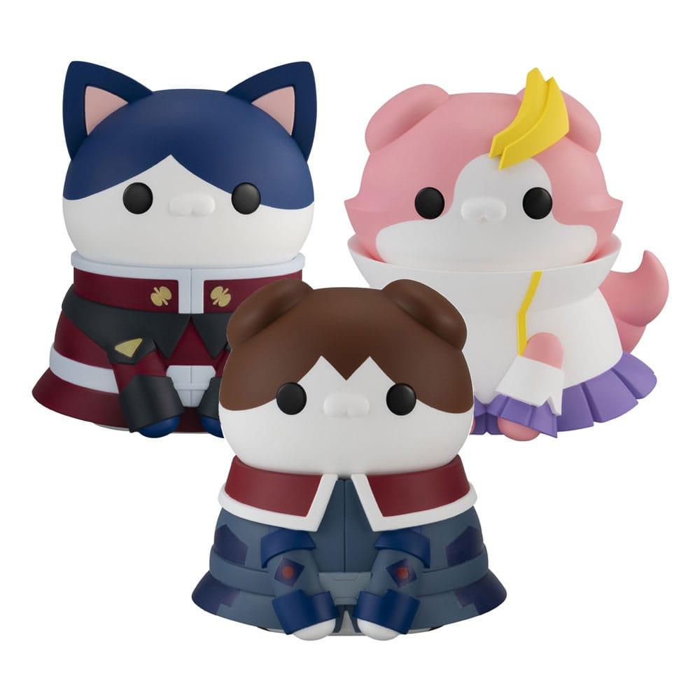 Mobile Suit Gundam SEED Mega Cat Project Nyanto! The Big Cat Nyandam SEED Series Sammelfiguren Set 10 cm (with gift) Minifiguren Yokina