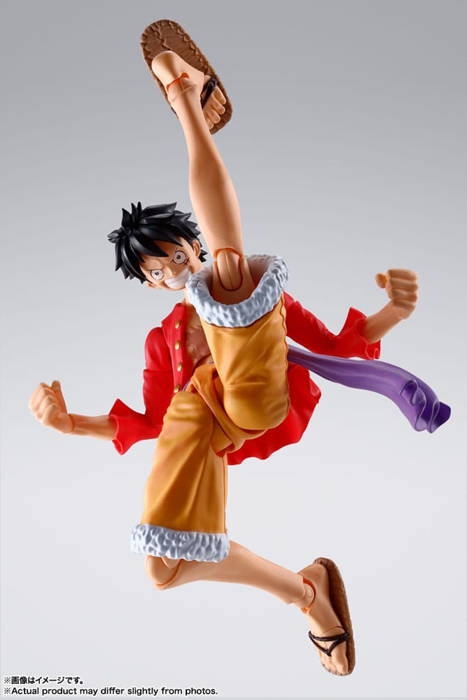 Monkey D. Ruffy (The Raid on Onigashima) S.H. Figuarts Actionfigur 14 cm One Piece Figmas Yokina