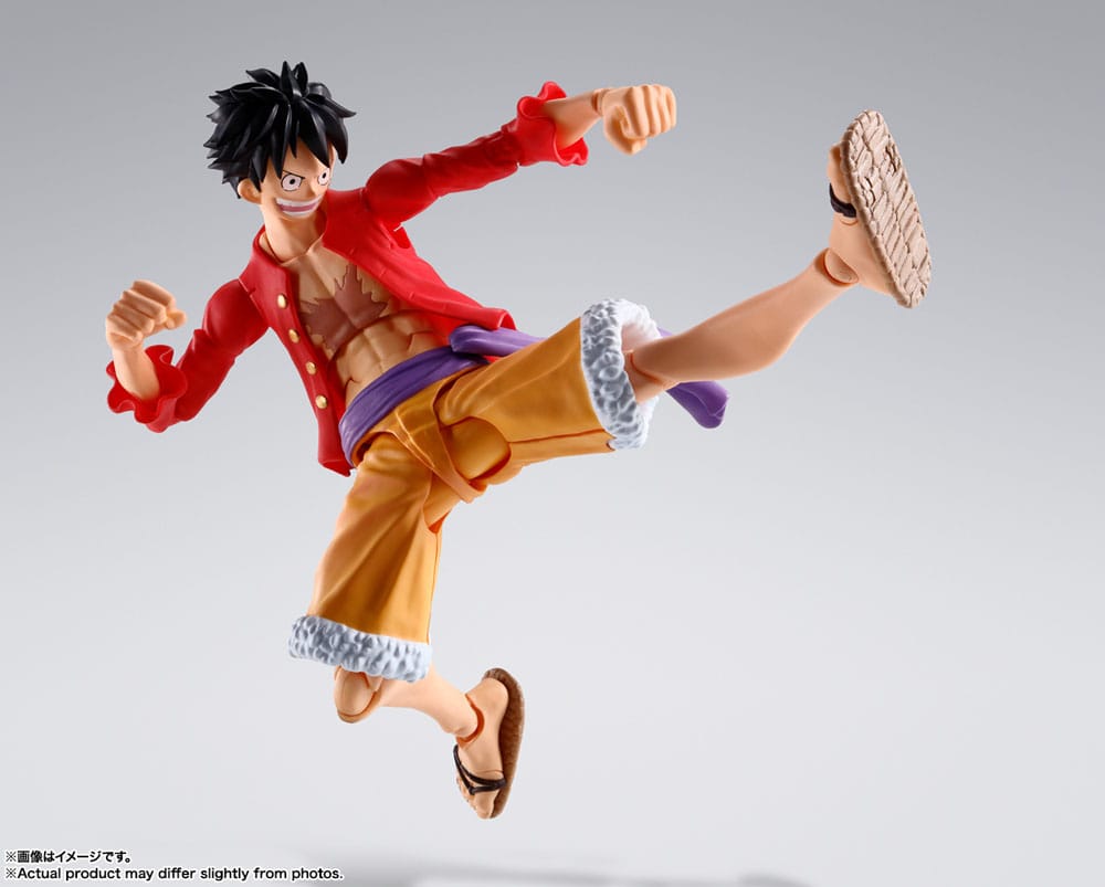 Monkey D. Ruffy (The Raid on Onigashima) S.H. Figuarts Actionfigur 14 cm One Piece Figmas Yokina