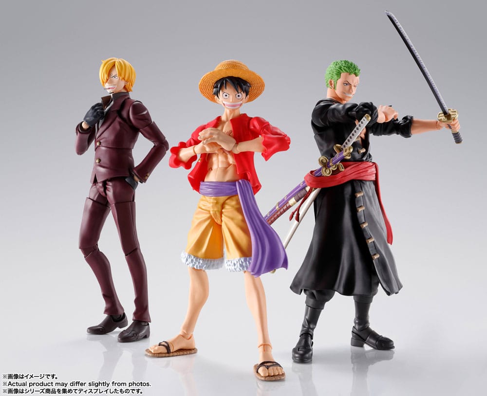 Monkey D. Ruffy (The Raid on Onigashima) S.H. Figuarts Actionfigur 14 cm One Piece Figmas Yokina