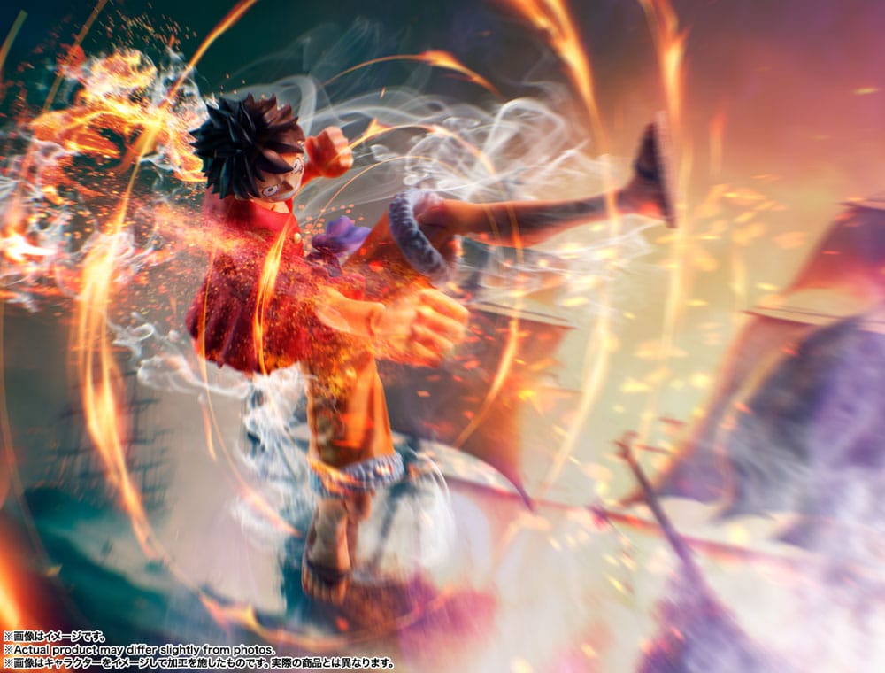 Monkey D. Ruffy (The Raid on Onigashima) S.H. Figuarts Actionfigur 14 cm One Piece Figmas Yokina