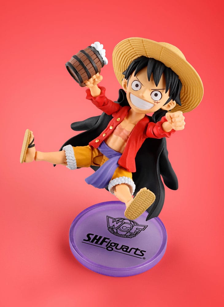 Monkey D. Luffy World Collactable Figures x S.H. Figuarts Actionfigur 8 cm One Piece Figmas Yokina