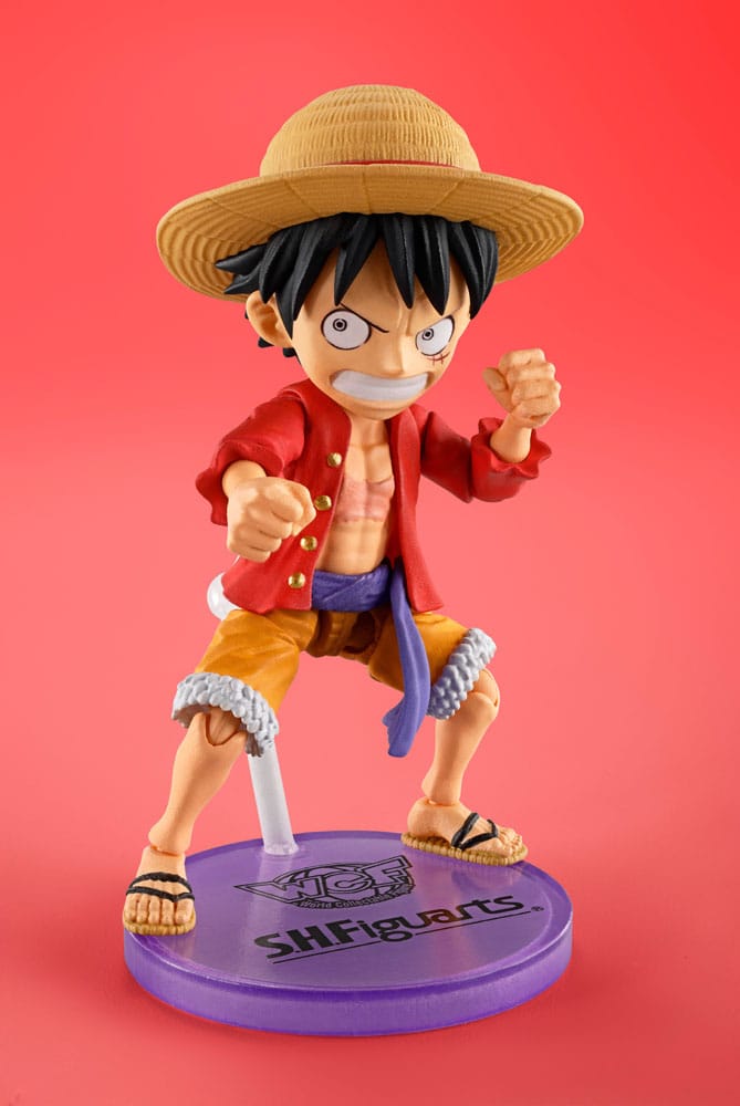 Monkey D. Luffy World Collactable Figures x S.H. Figuarts Actionfigur 8 cm One Piece Figmas Yokina
