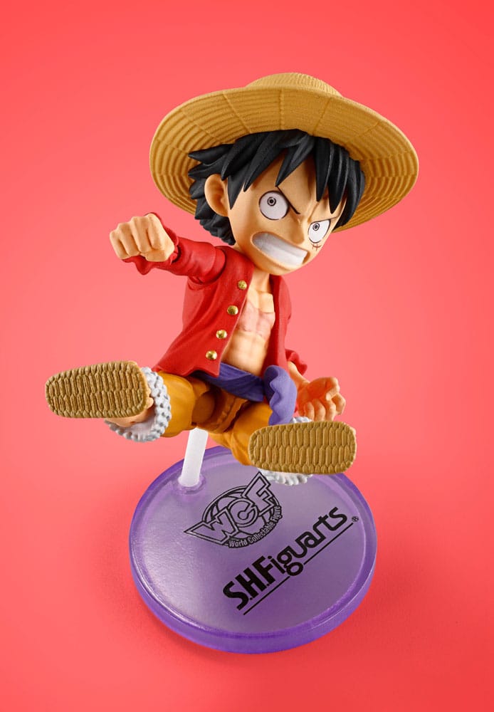 Monkey D. Luffy World Collactable Figures x S.H. Figuarts Actionfigur 8 cm One Piece Figmas Yokina
