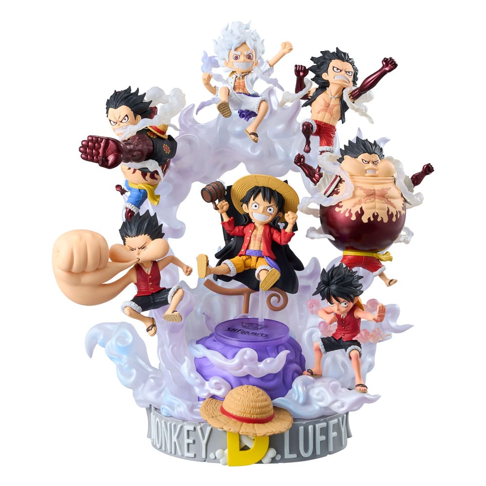 Monkey D. Luffy World Collactable Figures x S.H. Figuarts Actionfigur 8 cm One Piece Figmas Yokina