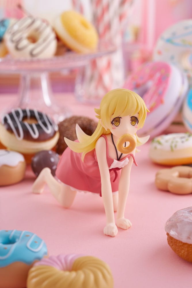 Monogatari Series: Off & Monster PVC Statue Desktop Cute Figure Shinobu Oshino 13 cm Prizefiguren Yokina