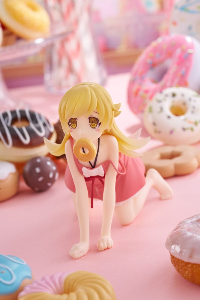 Monogatari Series: Off & Monster PVC Statue Desktop Cute Figure Shinobu Oshino 13 cm Prizefiguren Yokina