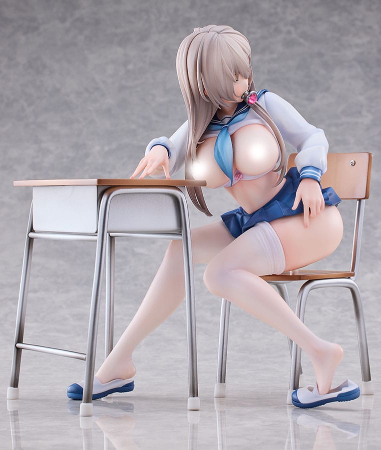 Mousou Tights.43: Suzu-chan Tapestry Set 17 cm Original Character Statue 1/6 Bonus Edition Hentai Yokina